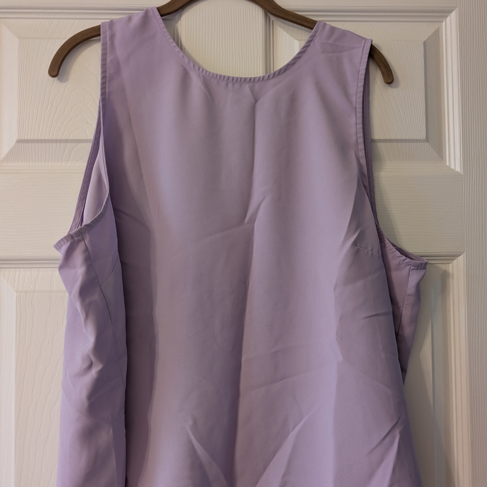 Lavender Sleeveless Women's Top
